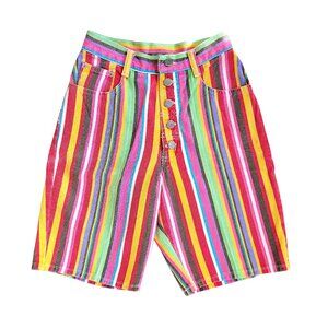 Vintage Rainbow Striped Gitano Shorts SEE DESCRIPTION
